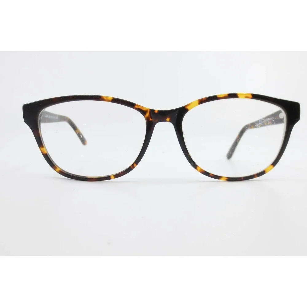 Olive People Italy Design 1028 Dark Demi Tortoise Oval Eyeglasses 55-16-140